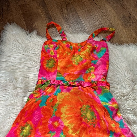 SHOW ME YOUR MUMU Lady Corset Dress In Miss Malibu - Picture 10 of 13